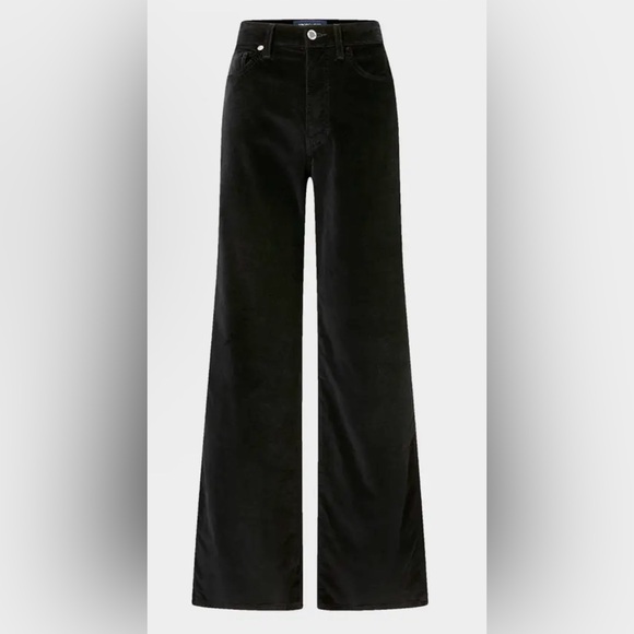 Veronica beard Relaxed wide leg high rise velvet 27